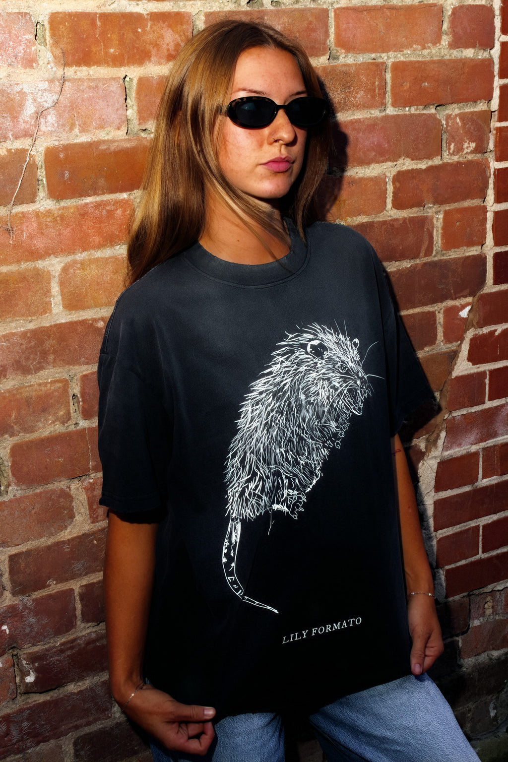Feral Opossum Tee by Lily Formato | House of Lenore Appalachian Artist Series