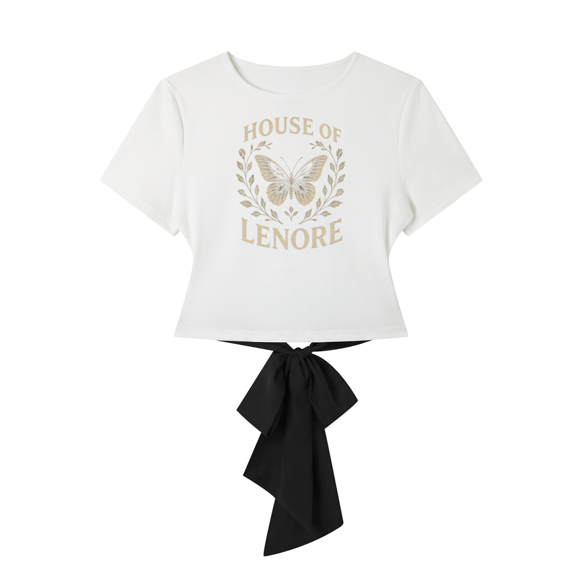 House of Lenore Bow Back Top