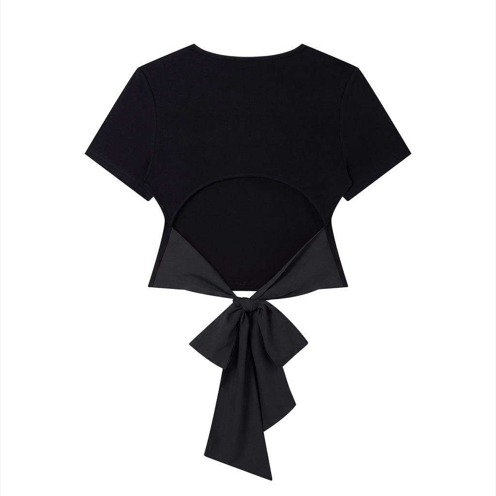 House of Lenore Feral Bow Back Top