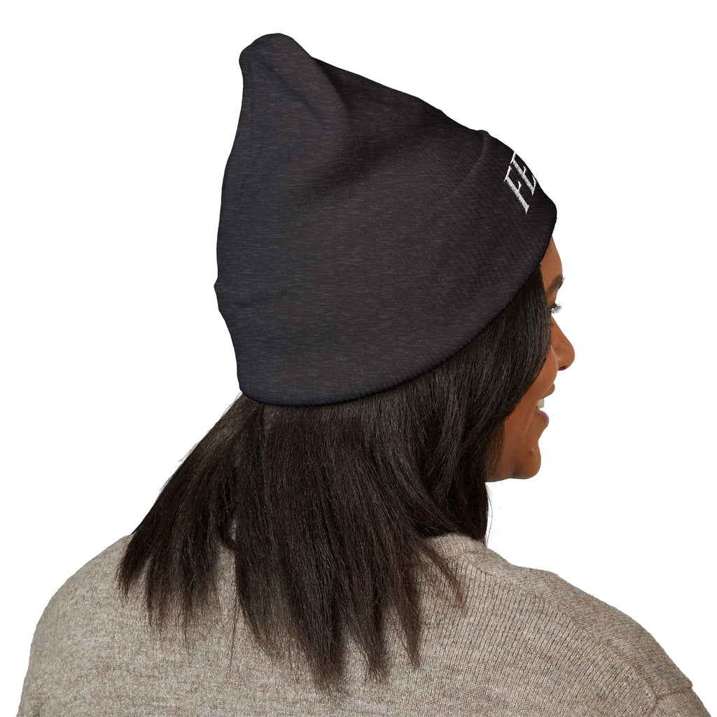 Feral Embroidered Cuffed Beanie