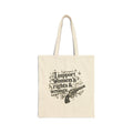 I Support Women's Rights & Wrongs Canvas Tote Bag