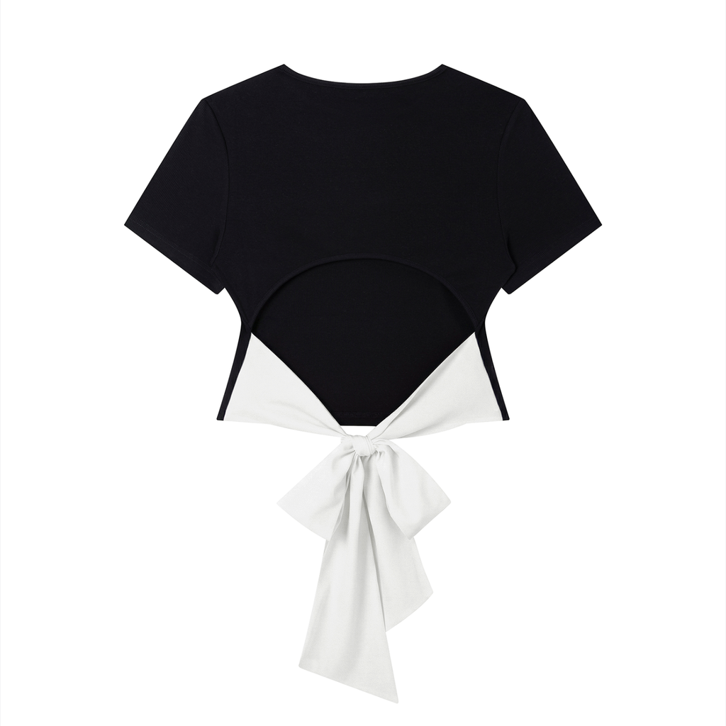 House of Lenore Feral Bow Back Top