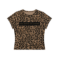 Women’s Leopard Print Crop T-Shirt