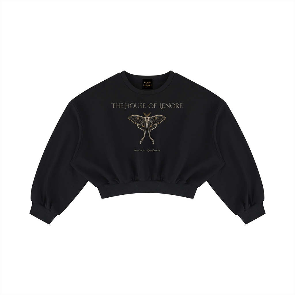 Women's Boxy Cropped Crewneck Sweatshirt