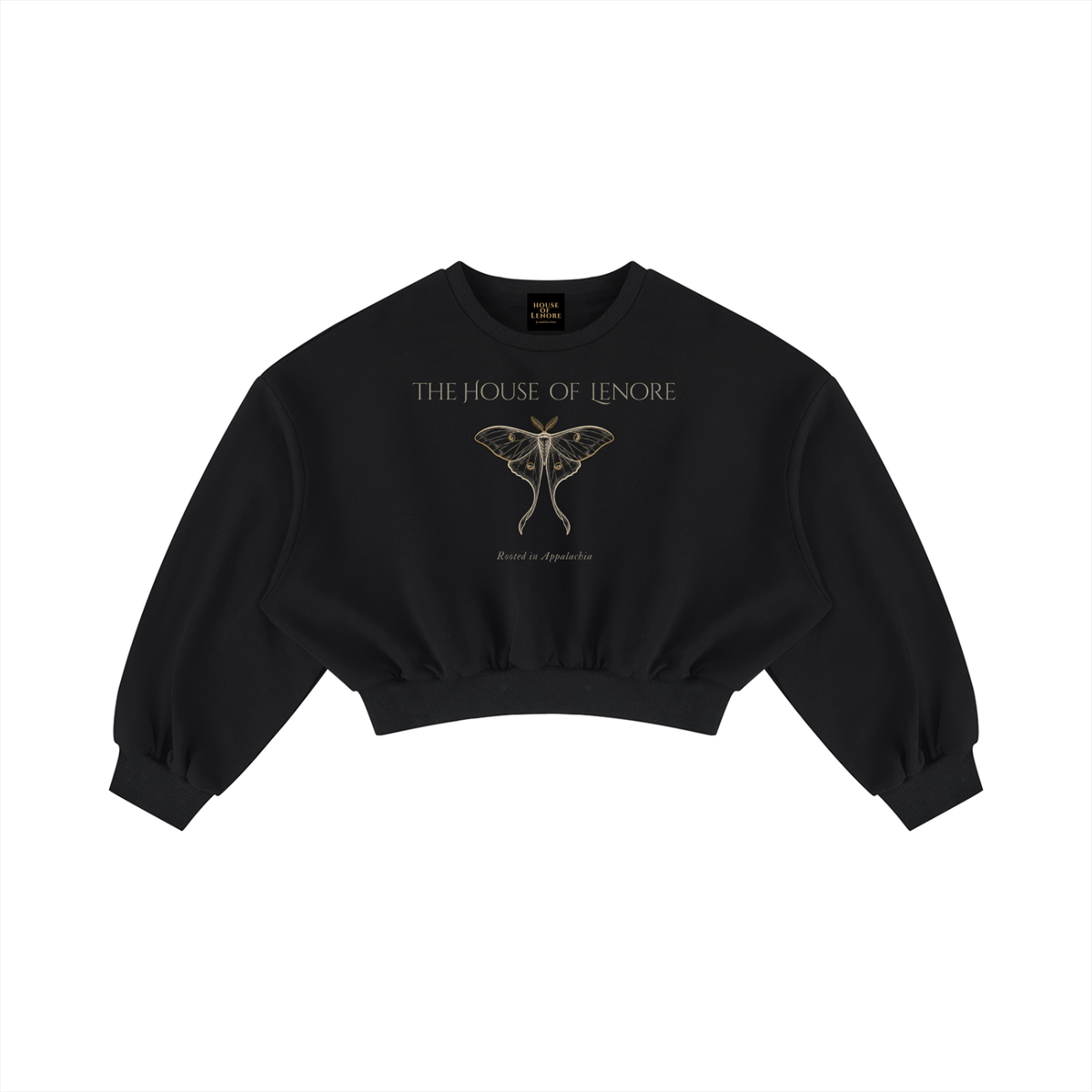 Women's Boxy Cropped Crewneck Sweatshirt